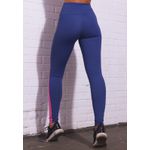 Legging Frelith Azul com Recorte Rosa - AZUL