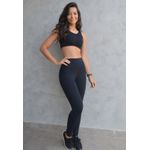 Legging Fitness Frelith Recorte com Bolso - PRETO