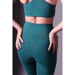 Legging Fitness Frelith Recorte com Bolso - VERDE ESCURO