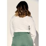 Camisa Cropped Feminina Frelith - OFF WHITE