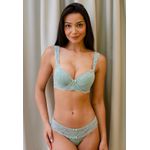 Conjunto Frelith Base Larga e Fio em Renda - VERDE CLARO