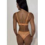 Conjunto Frelith Base Pequena em Renda - LARANJA