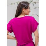 Conjunto Moletinho Frelith Meia Estação Cropped - VIOLETA