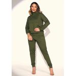 Conjunto Frelith Com Ziper e Recortes - VERDE