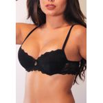 Conjunto Frelith com Manta em Renda - PRETO