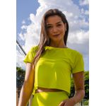 Cropped Fitness Frelith New Trip - VERDE LIMA