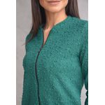 Jaqueta Frelith em Tricot Paetê - VERDE