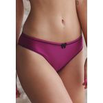 Kit 3 Calcinhas Branco Rosê Vinho Trabalhado em Microfibra - DIVERSOS