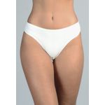 Kit 3 Calcinhas Floral, Marfim e Azul Marinho em Microfibra - ESTAMPADA