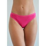 Kit 3 Calcinhas Frelith Floral, Preto e Pink em Microfibra - ESTAMPADA