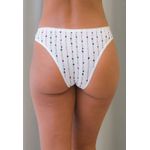 Kit 3 Calcinhas Frelith Poá Marinho e Verde em Microfibra - ESTAMPADA