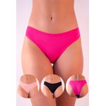 Kit 3 Calcinhas Frelith Preto Pink e Rosê - DIVERSOS