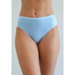 Kit 3 Calcinhas Frelith Floral, Azul e Pink em Cotton - ESTAMPADA