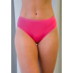 Kit 3 Calcinhas Frelith Floral Pink e Verde Claro em Cotton - ESTAMPADA