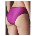 Kit 3 Calcinhas Branco Rosê Vinho Trabalhado em Microfibra - DIVERSOS