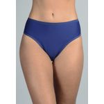 Kit 3 Calcinhas Floral, Marfim e Azul Marinho em Microfibra - ESTAMPADA