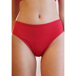 Kit 3 Calcinhas Vermelho, Azul Marinho e Chocolate em Microfibra - DIVERSOS