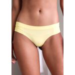 Kit 3 Calcinhas Escritas Color, Azul Claro e Amarelo em Microfibra - ESTAMPADA