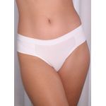 Kit 3 Calcinhas Poá Color Branco Pink Exclusivo em Microfibra Leve - ESTAMPADA