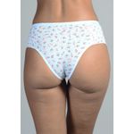 Kit 3 Calcinhas Floral, Coral e Rosê em Cotton - ESTAMPADA