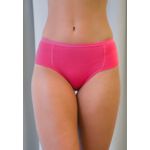 Kit 3 Calcinhas Frelith Floral Pink e Verde Claro em Cotton - ESTAMPADA