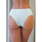 Kit 3 Calcinhas Frelith Floral Pink e Verde Claro em Cotton - ESTAMPADA