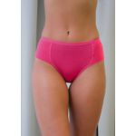 Kit 3 Calcinhas Frelith Listras Color Pink e Lilás em Cotton - ESTAMPADA