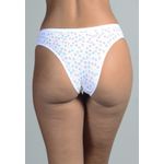 Kit 3 Calcinhas Logo, Pink e Branco em Microfibra - ESTAMPADA