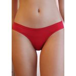 Kit 3 Calcinhas Vermelho, Azul Marinho e Chocolate em Microfibra - DIVERSOS