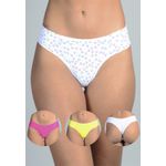 Kit 3 Fios Logo, Pink e Amarelo em Microfibra - ESTAMPADA