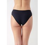 Kit 3 Calcinhas Leah Frelith Básicos Canelado - DIVERSOS