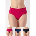 Kit 3 Calcinhas Maya Frelith Marinho, Marsala e Preto - DIVERSOS