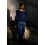 Pijama Inverno Frelith Visco e Moletinho Marinho - DIVERSOS