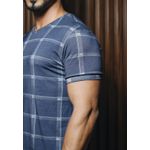 Pijama Verão Frelith Masculino Xadrez Jeans - ESTAMPADA