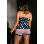 Pijama Verão Frelith Onça Color - ESTAMPADA