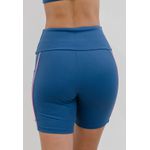 Short Frelith com Bolso Lateral e Filete Color - AZUL PETROLEO