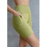 Short Frelith Onça com Bolso Invisível Lateral - VERDE