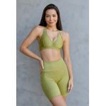 Short Frelith Onça com Bolso Invisível Lateral - VERDE