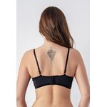 Sutiã Frelith Top Franzido Básico - PRETO