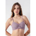 Sutiã Frelith Top Franzido Color - ROXO CLARO