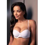 Sutiã Tomara que Caia Básico Frelith em Microfibra Leve - BRANCO