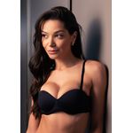 Sutiã Tomara que Caia Básico Frelith em Microfibra Leve - PRETO