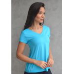 T-shirt Fitness Frelith Dinamic Lisa - AZUL CLARO