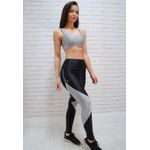 Top Fitness Frelith Brilho Cós Pequeno - PRATA