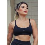 Top Fitness Frelith Básico em Microfibra New Zealand - PRETO
