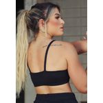 Top Fitness Frelith Básico em Microfibra New Zealand - PRETO