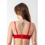 Sutiã Base Larga Canelado Frelith - VINHO