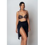 Saída Pareô Longa Frelith - PRETO