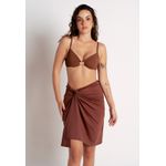 Saída Pareô Longa Frelith - MARROM