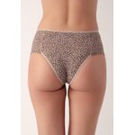 Kit 3 Calcinhas Luara Frelith Chocolate, Preto e Onça - DIVERSOS